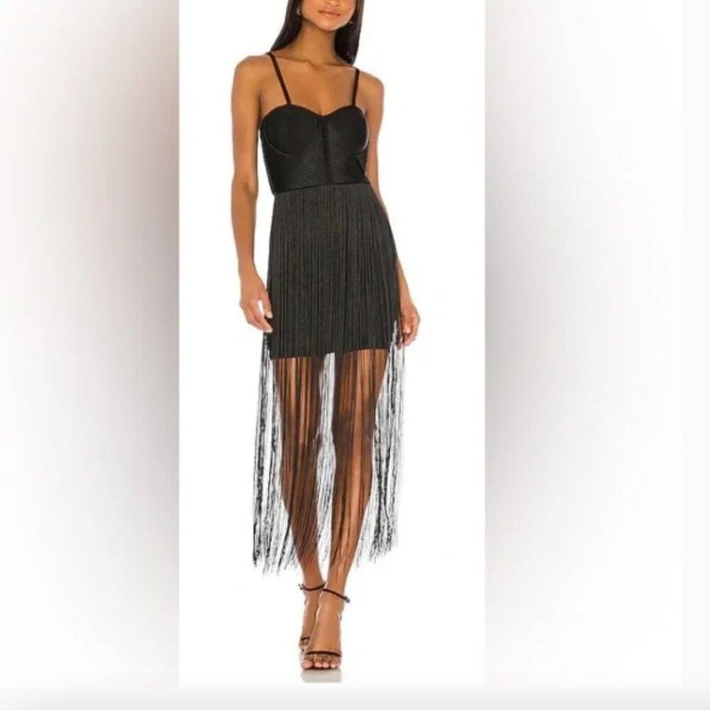 Elliatt Fringe Bodycon Dress